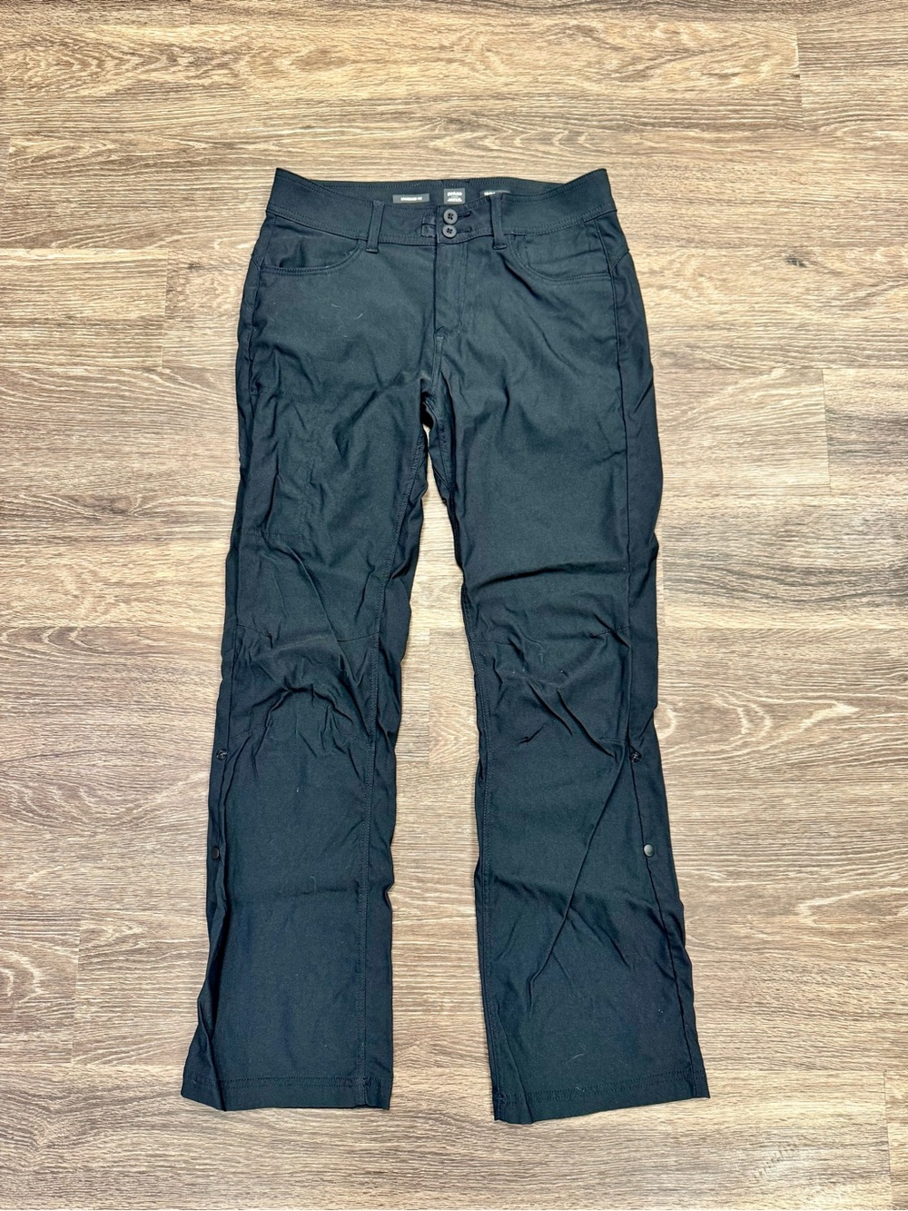 prAna Halle II Pants Womens 10 Regular Black Hiking Climbing Stretch